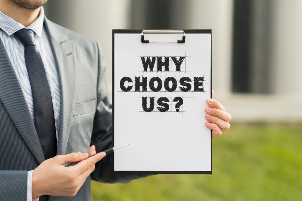 business-man-holding-clipboard-with-why-choose-us-question